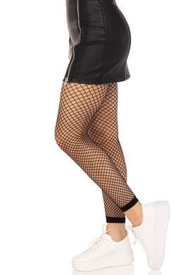 Колготки без стопы Leg Avenue Industrial Net footless tights, One Size, черные, в сетку SX1053 фото