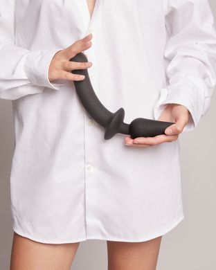 Анальна пробка з дилдо 2в1 Strap-On-Me SWITCH PLUG-IN DILDO Black XXL, діаметр 5,2/3,9 см SO6831 фото