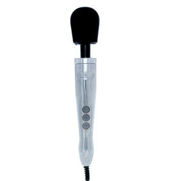 Вибромассажер DOXY Die Cast Polished (Silver), очень мощный, питание 220В, металлический корпус SO1423 фото