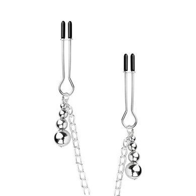 Затискачі для сосків та клітора Bedroom Fantasies: Nipple and Clitoris Clamps - Silver SX2208 фото