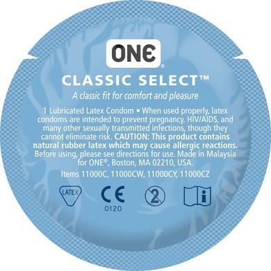 Набор презервативов ONE Classic Select MSM Collection, 100 шт, гладкие, со смазкой, упаковка-тубус SX0742 фото