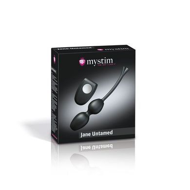Вагинальные шарики для миостимуляции Mystim Jane Untamed Vibe с вибрацией и пультом ДУ SO2966 фото