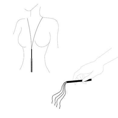 Цепочка-плеть на шею Bijoux Indiscrets MAGNIFIQUE Necklace Whip - Gold, украшение для тела SO2661 фото