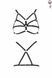 Бюстгальтер-стрепи Passion Exclusive ARMANDA BRA XXL/XXXL, black PS26803 фото 1