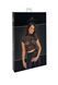Топ Noir Handmade F303 Essence, 3XL, black, мереживний, короткий рукав, комір-стійка SX0260 фото 6