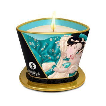 Масажна свічка Shunga Massage Candle &ndash; Island Blossoms (170 мл) з афродизіаками SO3343 фото