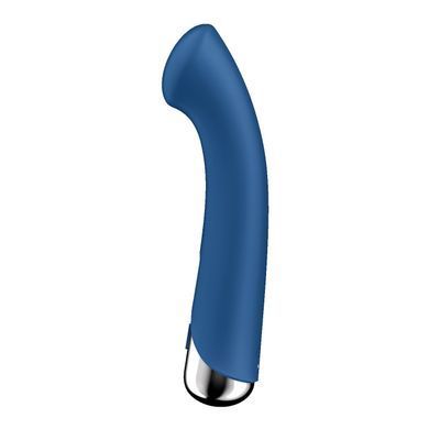 Вибратор с ротацией Satisfyer Spinning G-Spot 1 Blue, плоская площадка для стимуляции точки G SX0556 фото