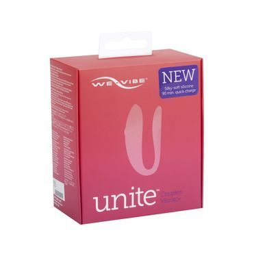 Недорогой вибратор для пар We-Vibe Unite Purple, однокнопочный пульт ДУ SO6936 фото