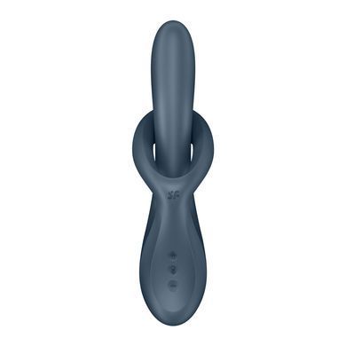 Вибратор с ротацией Satisfyer Heat Flex 4 Grey, подогрев до 39&deg;C SX2170 фото