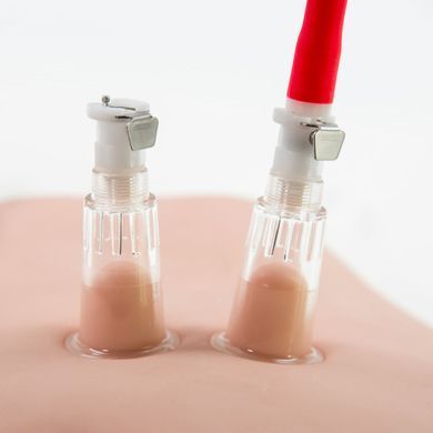 Вакуумная помпа для клитора Blush Temptasia &ndash; Beginner's Clitoral Pumping System, механическая, груша SO8839 фото