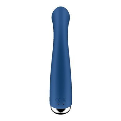 Вибратор с ротацией Satisfyer Spinning G-Spot 1 Blue, плоская площадка для стимуляции точки G SX0556 фото