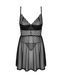 Еротичний комплект Obsessive Chemeris babydoll & thong XL/2XL, пеньюар та стрінги SO9760 фото 3