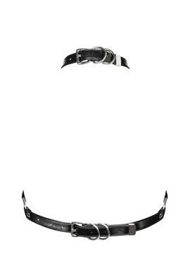 Портупея на грудь Obsessive A740 harness black O/S, искусственная кожа SO7853 фото
