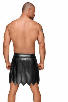 Мужская юбка гладиатора Noir Handmade H053 Eco leather men's gladiator skirt, M, экокожа SX0072 фото