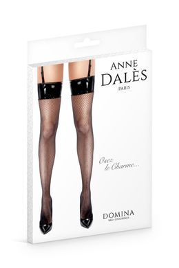 Панчохи сітка з вініловим верхом Anne De Ales Domina T3 SO4055 фото