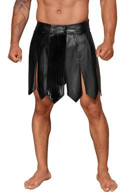 Мужская юбка гладиатора Noir Handmade H053 Eco leather men's gladiator skirt, M, экокожа SX0072 фото