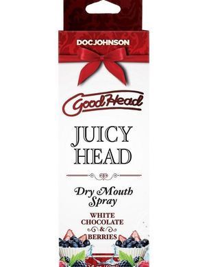 Увлажняющий оральный спрей Doc Johnson GoodHead - Juicy Head - White Chocolate and Berries 59мл SO7749 фото