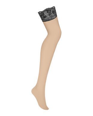 Чулки Obsessive Nutris stockings XS/S SX1175 фото