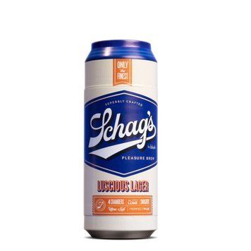 Мастурбатор &ndash; банка пива Blush Schag's Luscious Lager Masturbator Frosted, самосмазывающийся, вакуум SO8840 фото