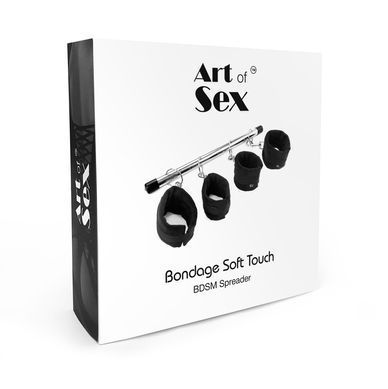 Колодка-распорка для рук и ног Art of Sex &ndash; Bondage Soft Touch BDSM Spreader, черный SO7523 фото