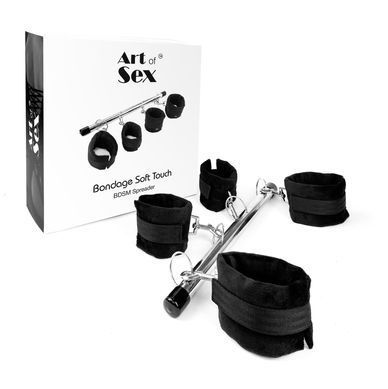 Колодка-распорка для рук и ног Art of Sex &ndash; Bondage Soft Touch BDSM Spreader, черный SO7523 фото