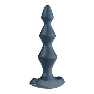 Анальний стимулятор-намистини з двома моторами Satisfyer Lolli-Plug 1 Dark teal SO4924 фото