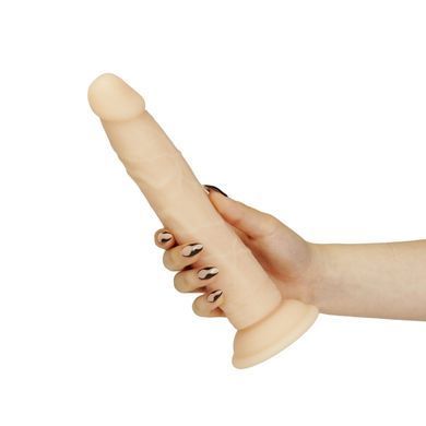 Фаллоимитатор Naked Addiction &mdash; 9&Prime; Silicone Dual Density Bendable Dildo Vanilla, вибропуля в подарок SO8906 фото