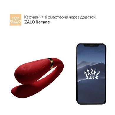 Смартвибратор для пар Zalo &mdash; Fanfan Bright Red SO6670 фото
