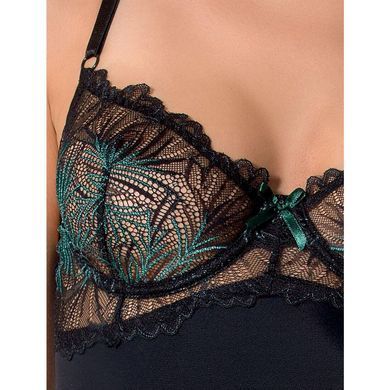 Боди Passion Exclusive FLORIS BODY L/XL, black PS23701 фото