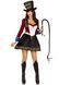 Костюм дрессировщицы Leg Avenue Classic Ringmaster Costume M, платье, шляпа SO9194 фото 4