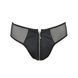 Чоловічі сліпи на блискавці Passion 042 SLIP TIMMY XXL/XXXL Black, екошкіра, сітка SO7599 фото 5