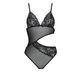 Боди с ажурным лифом Passion CHRISTA BODY XXL/XXXL, black SO5755 фото 3