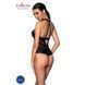 Сетчатый боди с халтером и ритмичным рисунком Passion Hima Body L/XL, black SO5346 фото 2