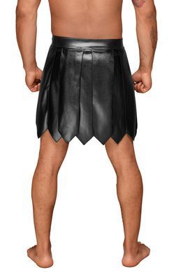 Чоловіча спідниця гладіатора Noir Handmade H053 Eco leather men's gladiator skirt, L, екошкіра SX0073 фото