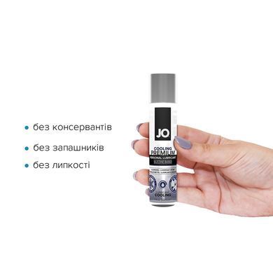 Охолоджувальний лубрикант на силіконовій основі JO PREMIUM &mdash; COOLING (30 мл) SO1436 фото