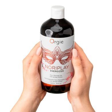 Гель для NURU-массажа Orgie &ndash; Noriplay Energizer (500 мл), экстракт гинкго билоба, защитная простыня SX1527 фото