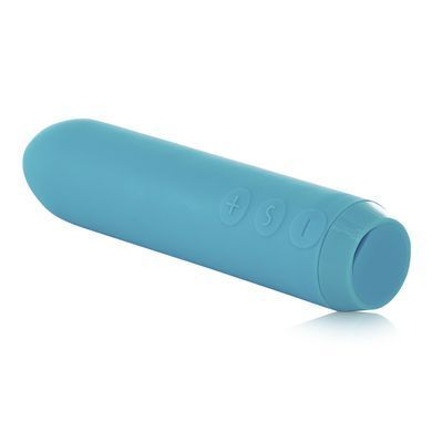 Минивибратор Je Joue - Classic Bullet Vibrator Teal с глубокой вибрацией и фиксацией на палец + подарок косметичка SO3030 фото