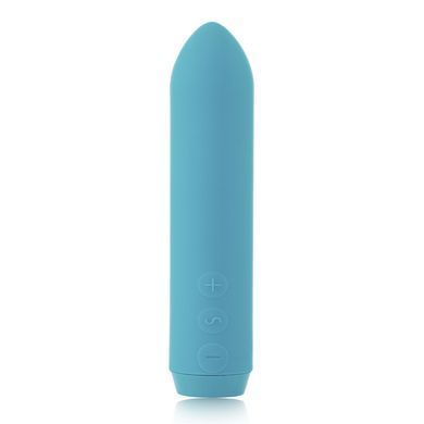 Минивибратор Je Joue - Classic Bullet Vibrator Teal с глубокой вибрацией и фиксацией на палец + подарок косметичка SO3030 фото