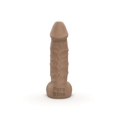 Свеча в виде члена Pure Bliss MINI Brown 15 см SX1644 фото