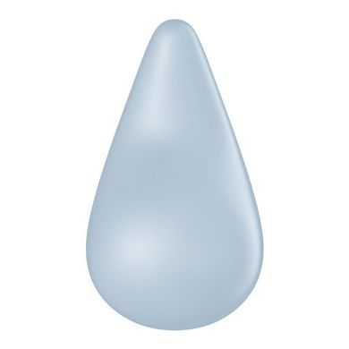 Вібратор для зовнішньої стимуляції Satisfyer Dew Drop Blue, 2 мотори, 12 режимів, м&rsquo;який корпус SX1211 фото