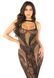 Платье Leg Avenue Rhinestone Lace and Net Bodycon Dress One Size, Black SX1739 фото 1