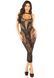 Платье Leg Avenue Rhinestone Lace and Net Bodycon Dress One Size, Black SX1739 фото 5