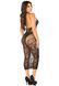 Платье Leg Avenue Rhinestone Lace and Net Bodycon Dress One Size, Black SX1739 фото 3