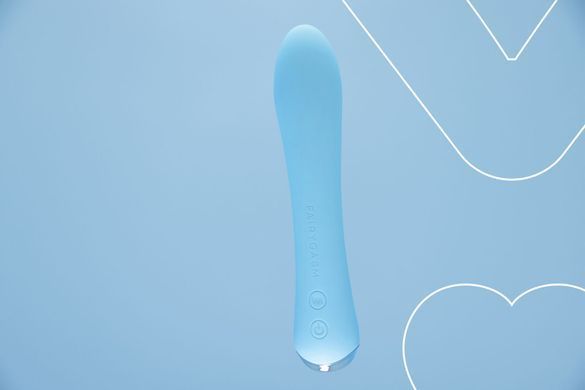 Вибратор с подогревом FairyGasm WowGenie blue, подогрев до 42 &deg;C SX0653 фото