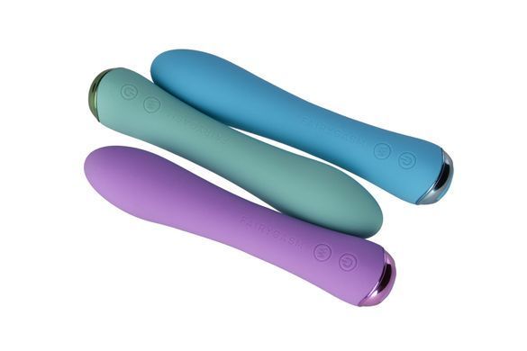 Вибратор с подогревом FairyGasm WowGenie blue, подогрев до 42 &deg;C SX0653 фото