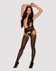 Сетчатые чулки-стокинги под леопард Obsessive Garter stockings S817 S/M/L, имитация гартеров, с дост SO7275 фото 3