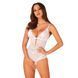 Эротическое полупрозрачное боди Obsessive Heavenlly crotchless teddy M/L, с доступом SO8167 фото 1