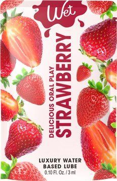 Розпродаж!!! Пробник Wet Oral Play Strawberry 3 мл (термін 03.2026) SO9883-R фото
