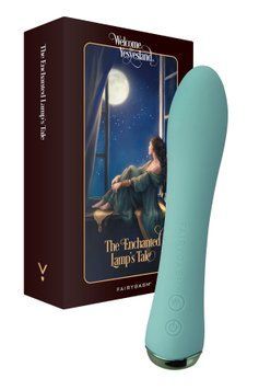 Вибратор с подогревом FairyGasm WowGenie green, подогрев до 42 &deg;C SX0654 фото