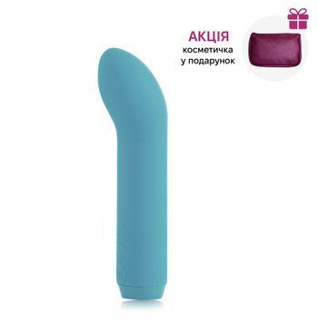 Преміум вібратор Je Joue - G-Spot Bullet Vibrator Teal з глибокою вібрацією + подарунок косметичка SO3031 фото